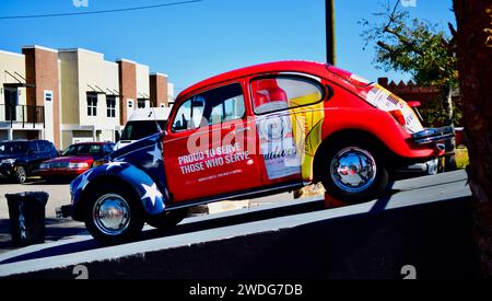 VW Beetle, salon automobile, Sanford, FL Banque D'Images