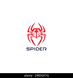 Logo Spider. Illustration de vecteur d'araignée Illustration de Vecteur