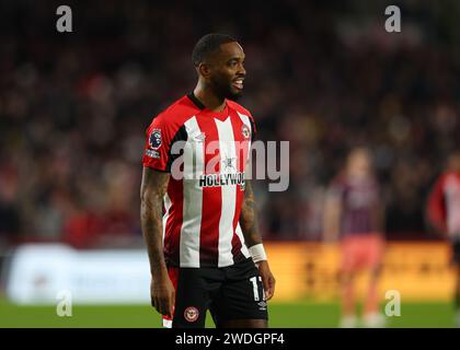 Brentford, Londres, Royaume-Uni. 20 janvier 2024 ; Gtech Community Stadium, Brentford, Londres, Angleterre; premier League football, Brentford contre Nottingham Forest ; Ivan Toney de Brentford crédit : action plus Sports Images/Alamy Live News Banque D'Images