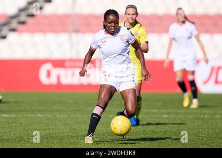Séville, Espagne. 20 avril 2024. Tony Payne du Sevilla FC lors du match de Liga entre le Sevilla FC et le Villarreal CF a joué au Jesus Navas Stadium le 20 2024 janvier à Séville, en Espagne. (Photo PRESSINPHOTO) crédit : PRESSINPHOTO SPORTS AGENCY/Alamy Live News Banque D'Images