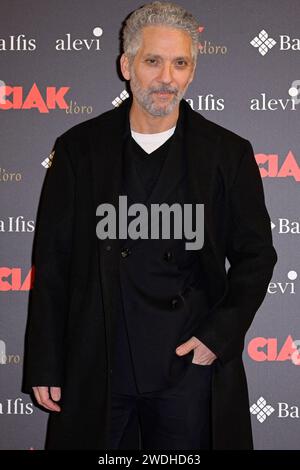 Rome, Italie. 20 janvier 2024. Beppe Fiorello assiste au tapis rouge Ciak d'Oro 2023 à la Galleria del Cardinale Colonna. Crédit : SOPA Images Limited/Alamy Live News Banque D'Images