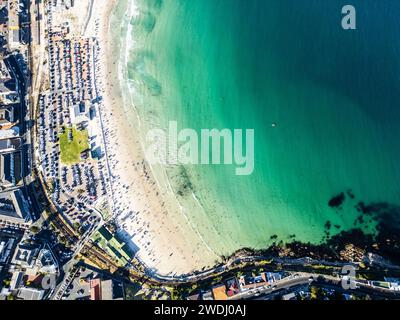 Sea Dog Weekluy surfski course à Fish Hoek, Afrique du Sud Banque D'Images