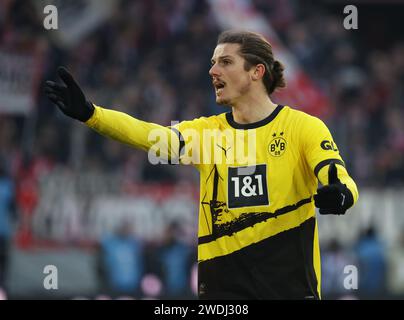 Koeln, Allemagne. 20 janvier 2024. Marcel Sabitzer (BVB), Koeln, Deutschland, 20.01.2024, 1. Bundesliga 18. Spieltag, 1. FC Koeln - Borussia Dortmund. LA RÉGLEMENTATION du LDF INTERDIT TOUTE UTILISATION DE PHOTOGRAPHIES COMME SÉQUENCES D'IMAGES ET/OU QUASI-VIDÉO crédit : Juergen Schwarz/Alamy Live News Banque D'Images