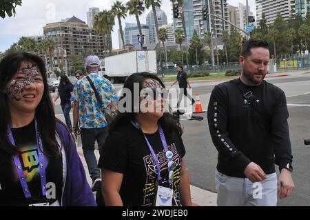 San Diego/california/ 27 septembre 2019/ Premier vendredi du week-end à des milliers de joueurs et de participants delegtaes arrivant pour Twichcon à San Diego Convention Center à San Diego, photo..Francis Dean / Deanpictures. Banque D'Images