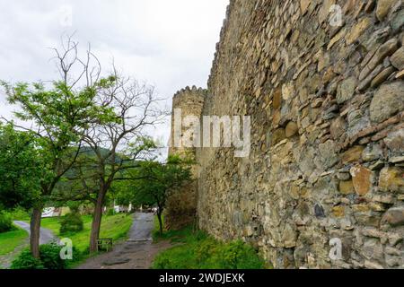 Château d'Ananuri situé sur la rivière Aragvi en Géorgie Europe de l'est Banque D'Images