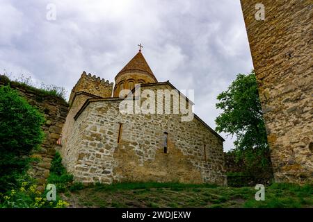 Château d'Ananuri situé sur la rivière Aragvi en Géorgie Europe de l'est Banque D'Images