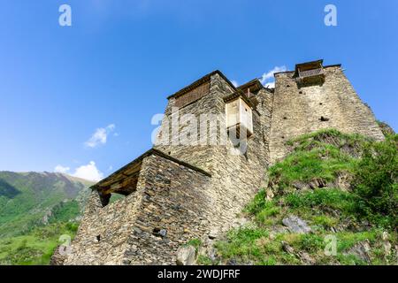 Village de Shatili en Géorgie Europe de l'est Banque D'Images