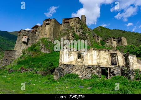 Village de Shatili en Géorgie Europe de l'est Banque D'Images