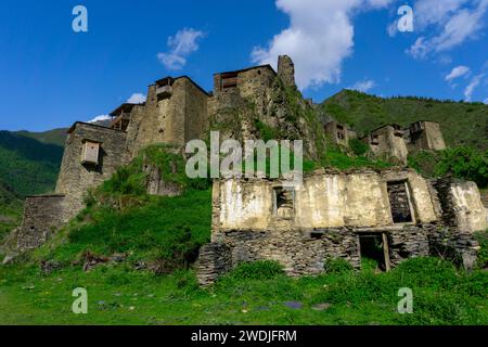 Village de Shatili en Géorgie Europe de l'est Banque D'Images