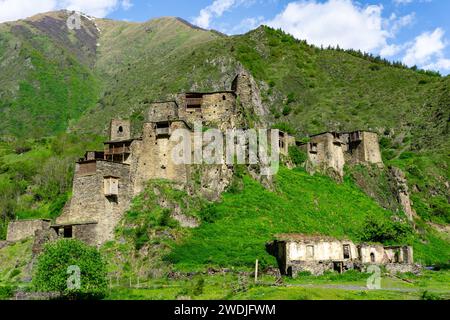 Village de Shatili en Géorgie Europe de l'est Banque D'Images