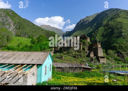 Village de Shatili en Géorgie Europe de l'est Banque D'Images