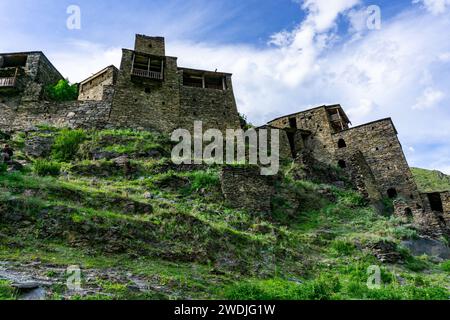 Village de Shatili en Géorgie Europe de l'est Banque D'Images