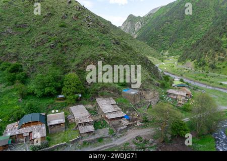 Village de Shatili en Géorgie Europe de l'est Banque D'Images