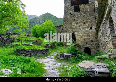 Village de Shatili en Géorgie Europe de l'est Banque D'Images