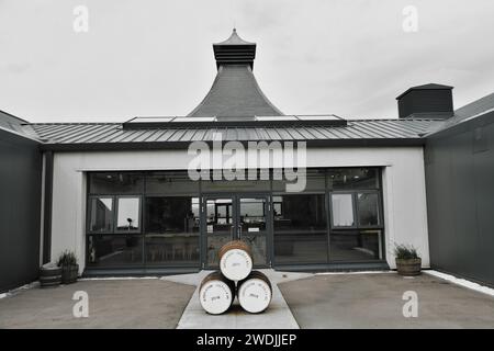 Ardnahoe Whisky Distillery dans l'île d'Islay, Écosse Banque D'Images