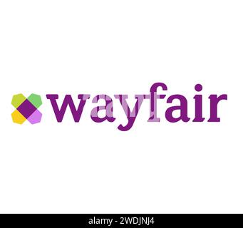 Logo de mobilier Wayfair Banque D'Images