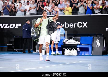 Melbourne, Australie. 20 janvier 2024. Daniil Medvedev lors du tournoi de tennis Australian Open AO 2024 Grand Chelem le 20 janvier 2024 à Melbourne Park en Australie. Photo Victor Joly/DPPI crédit : DPPI Media/Alamy Live News Banque D'Images