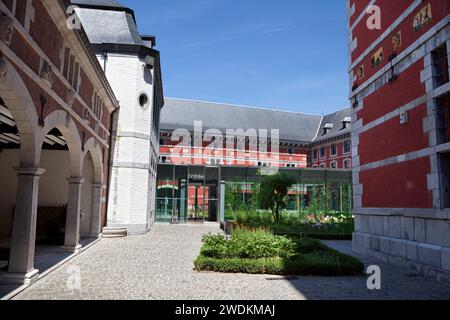 Entrée, le Grand Curtius, Musée Curtius ou Musée Curtius, Liège, Wallonie, Belgique, Europe Banque D'Images