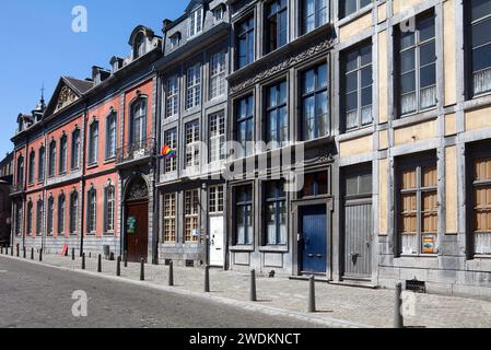 Rue hors-Château, Église Saint-Gérard, notre-Dame-de-l'Immaculée-conception, Liège, Belgique, Europe Banque D'Images