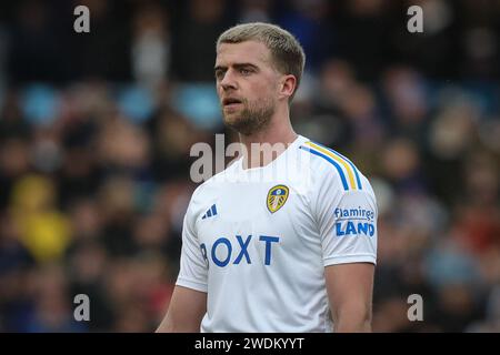 Leeds, Royaume-Uni. 21 janvier 2024. Patrick Bamford de Leeds United lors du Sky Bet Championship Match Leeds United vs Preston North End à Elland Road, Leeds, Royaume-Uni, le 21 janvier 2024 (photo de James Heaton/News Images) à Leeds, Royaume-Uni le 1/21/2024. (Photo de James Heaton/News Images/Sipa USA) crédit : SIPA USA/Alamy Live News Banque D'Images