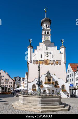 KEMPTEN, ALLEMAGNE - SEPTEMBRE 20 : la mairie historique de Kempten, Allemagne le 20 septembre 2023. Banque D'Images