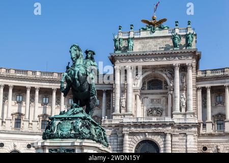 Palais Prince Eugène Hofburg Vienne Autriche Banque D'Images