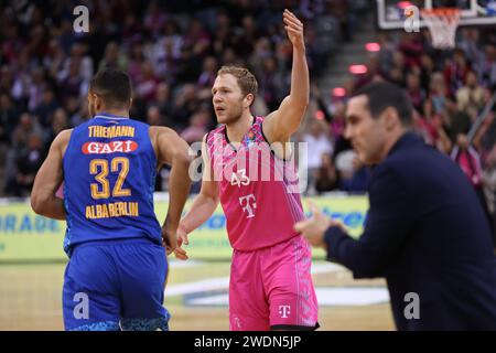 Bonn, Deutschland. 21 janvier 2024. Christian Sengfelder (Bonn), Telekom baskets Bonn vs Alba Berlin, easyCredit BBL, 17. Spieltag, Bonn, 21.01.2024. Crédit : Juergen Schwarz/Alamy Live News Banque D'Images