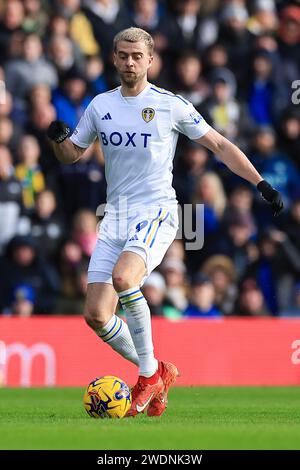 Leeds, Royaume-Uni. 21 janvier 2024. Patrick Bamford de Leeds United lors du Leeds United FC contre Preston North End FC SKY BET EFL Championship Match à Elland Road, Leeds, Angleterre, Royaume-Uni le 21 janvier 2024 Credit : Every second Media/Alamy Live News Banque D'Images