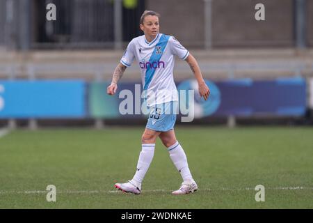 Dratford, Royaume-Uni. 21 janvier 2024. Princes Park, Dartford, Angleterre, janvier 21 2024 Ria Percival, milieu de terrain de Crystal Palace (23) lors du match de championnat FA Womens entre London City Lionesses et Crystal Palace à Princes Park, Dartford, Angleterre (Stephen Flynn/SPP) crédit : SPP Sport Press photo. /Alamy Live News Banque D'Images