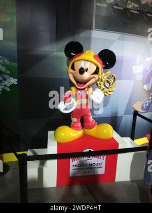 Leon, Mexique. 21 janvier 2024. À l'exposition Disney Mickey Mouse pendant la foire publique Feria de Leon 2024 à Leon, Guanajuato. Photo : JVMODEL crédit : JVMODEL/Alamy Live News Banque D'Images