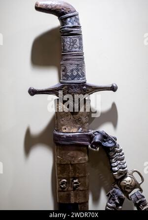 Épée courte, période ottomane, 19e siècle Banque D'Images