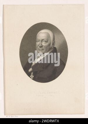 PortraT van Karl August Wilhelm Berends, Johann Friedrich Bolt, d'après Franz Krüger, 1823 print Berlin paper Historical persons Banque D'Images