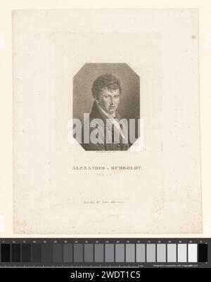PortraT van Alexander von Humboldt, Johann Adolf Rossmässler, 1785 - 1858 copie Zwickau gravure sur papier personnages historiques Banque D'Images