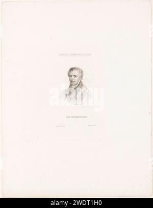 PortraT van Alexander von Humboldt, Adolphe Torlet, 1842 imprimeur : Franceprinter : Parispublisher : Paris paper gravure personnages historiques. société savante, académie des sciences Banque D'Images