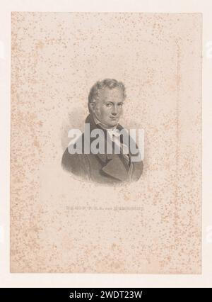 PortraT van Alexander von Humboldt, Heinrich Meyer, 1812 - 1877 print Zurich (Stad) gravure sur papier personnages historiques Banque D'Images