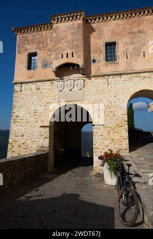 Porte de la ville, Motovun, Istrie centrale, Croatie, Europe Banque D'Images