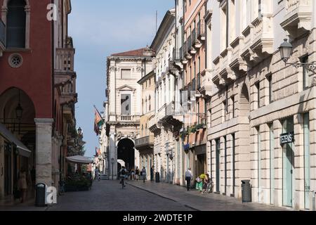 Palazzo Trissino-baston (Palais Trissino-baston) sur Corso Andrea Palladio dans le centre historique de Vicence, province de Vicence, Vénétie, Italie© Wojciech Banque D'Images