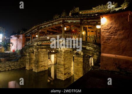 Le pont japonais de Hoi an au Vietnam Banque D'Images