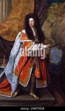 Guillaume III d'Angleterre, prince d'Orange (1650-1702), portrait à l'huile sur toile de Thomas Murray (attribué), vers 1691 Banque D'Images