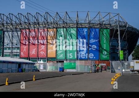 GLASGOW, ÉCOSSE - 24 JUILLET 2014 : Parkhead pendant les Jeux du Commonwealth de Glasgow en 2014. Banque D'Images