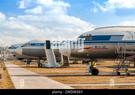 Kiev, Ukraine, le 7 mars 2019 - Musée National de l'aviation de l'Ukraine Banque D'Images