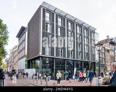 La Maison Anne Frank à Amsterdam. Banque D'Images