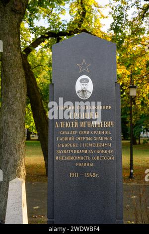 Cimetière Kerepesi Fiume Road cimetière national Budapest, Hongrie fondé en 1847, un panthéons national et un parc commémoratif Banque D'Images