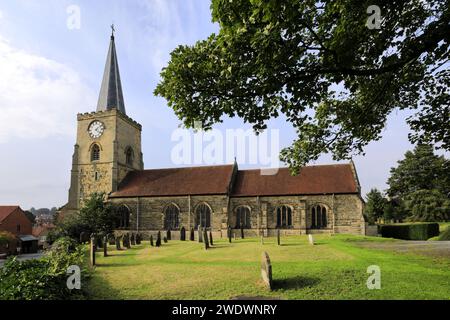 Église catholique romaine de St Leonard et St Mary, Malton Town, North Yorkshire, Angleterre. Banque D'Images