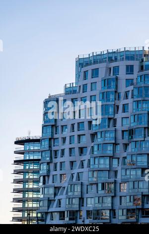 Prospect place appartements de luxe résidentiels conçus par les architectes de renom Frank Gehry Partners, Battersea Power Station Development, Londres, Englan Banque D'Images