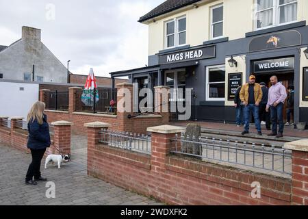 La ville de Kirby à Ashfield, qui est dans la circonscription du député conservateur et vice-président Lee Anderson. Banque D'Images