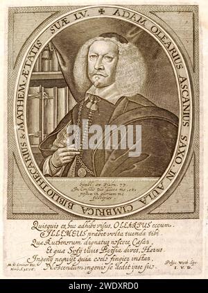 Adam Olearius (1603-1671) 01. Banque D'Images