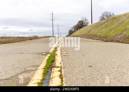 Base Lake Road, El Dorado Hills, Californie Banque D'Images