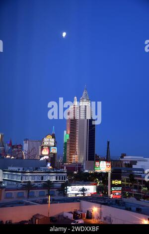 Las Vegas /Nevada /USA/k 01 juin 2018 vue matinale des affaires et des casinos de Las Vegas sur Las Vegas Boulevard . . Photo.Francis Dean / Deanpictures. Banque D'Images
