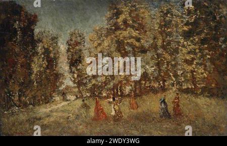 Adolphe Joseph Thomas Monticelli (1824-1886) Banque D'Images